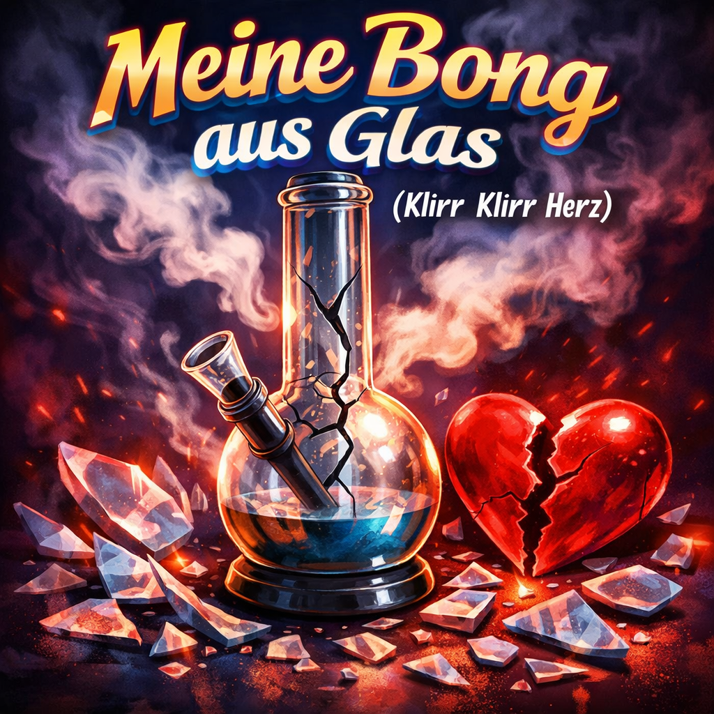 Meine Bong aus Glas